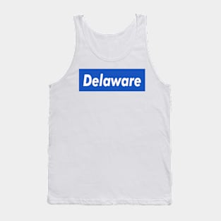 Delaware Box Logo Tank Top